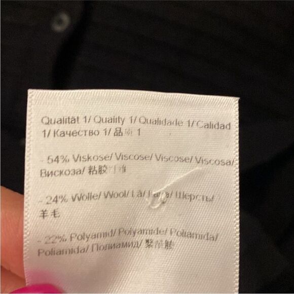 Escada Black Cardigan Sweater Versatile Knit, L - Picture 11 of 11